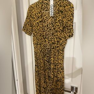 Ganni leopard wrap size 2 never worn
